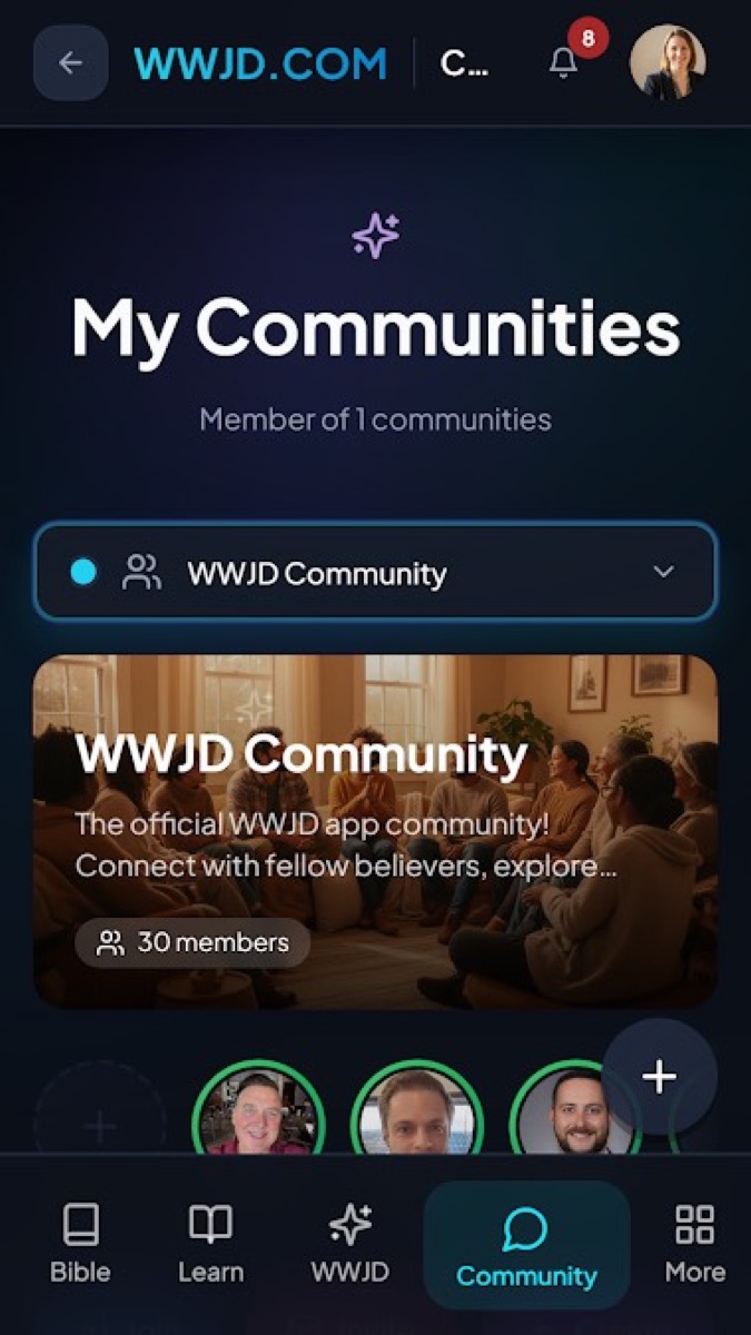 WWJD.COM SuperApp on a phone
